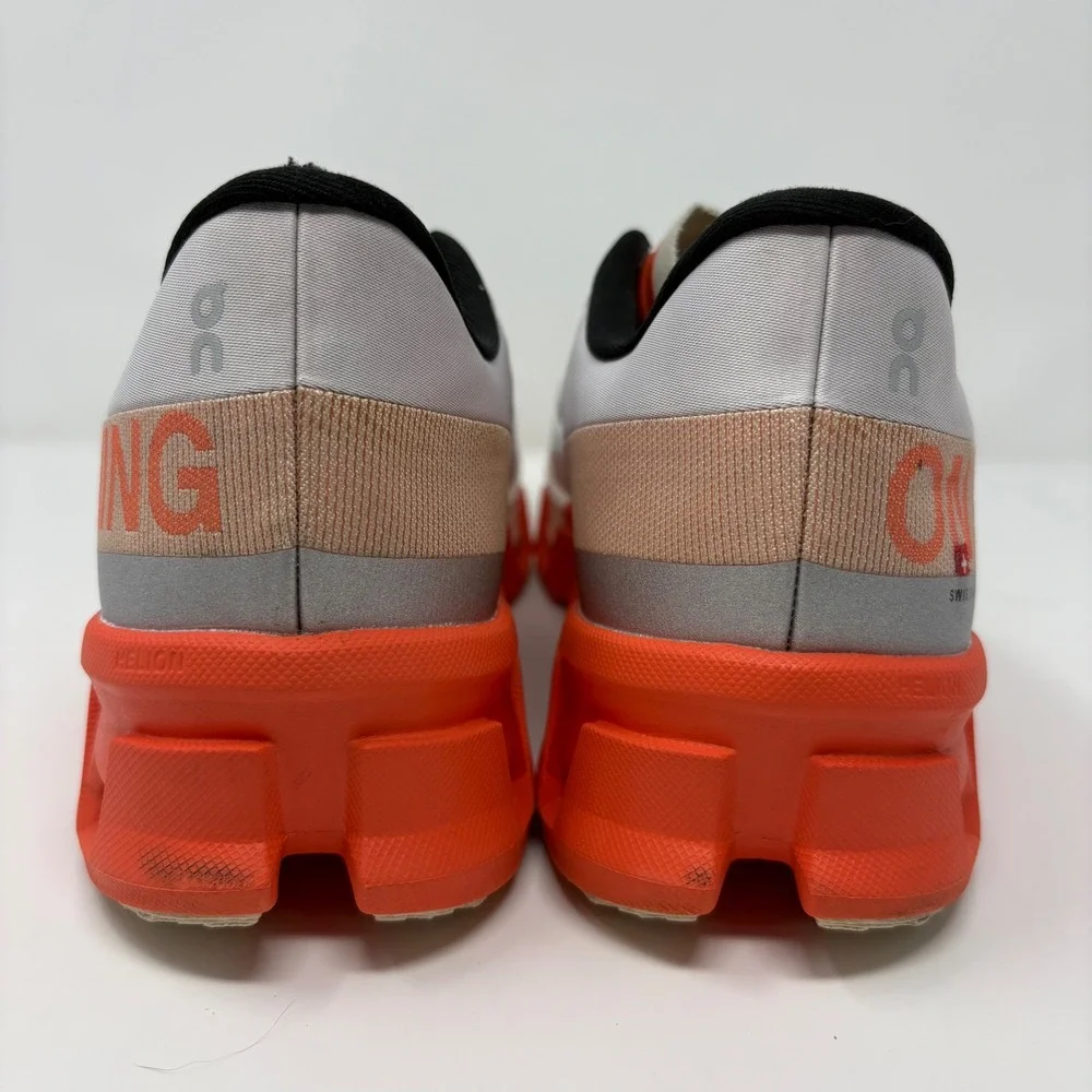 On Cloudmonster Hyper Men's Size 12 Orange White Running Shoes (3ME10131906)